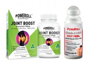[PACKAGE] PoweRoll Plus Hot Emu Oil + Joint Boost Glucosamine